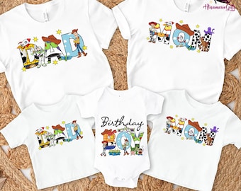 Toy Story Birthday Shirt, Toy Story Shirt, Birthday Boy Shirt, Family Birthday Shirt, Buzz Lightyear Shirt, To Infinity and Beyond