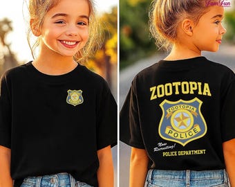 Zootopia Police Department Shirt, Judy Hopps Nick Wilde Gary De'Snake Tee, Zootropolis, Disneyland Family 2025 Trip Shirt