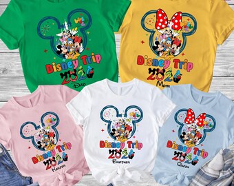 Custom Disneyland Family Shirts 2026, Disneytrip Shirt, Disneyland Trip Matching Shirts, Disneyland Family Squad Shirts, Disneyworld Tee