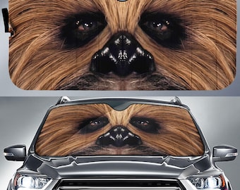 「STAR WARS SHADE」 soulabo ソウラボ Starwars Chewbacca Car Sun Shade | Chewbacca Car Sunshade