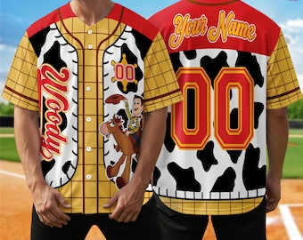 Personalized Toy Story Buzz Lightyear Baseball Jersey, Buzz Lightyear Baseball Jersey, Disneyland Baseball Team Outfit, Custom Baseball