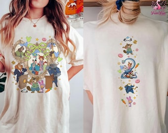 Coquette Bow Zootopia Shirt, Zootropolis Judy Hopps Nick Wilde, Zootopia 2 Shirt, Zootopia Hopps and Wilde Shirt