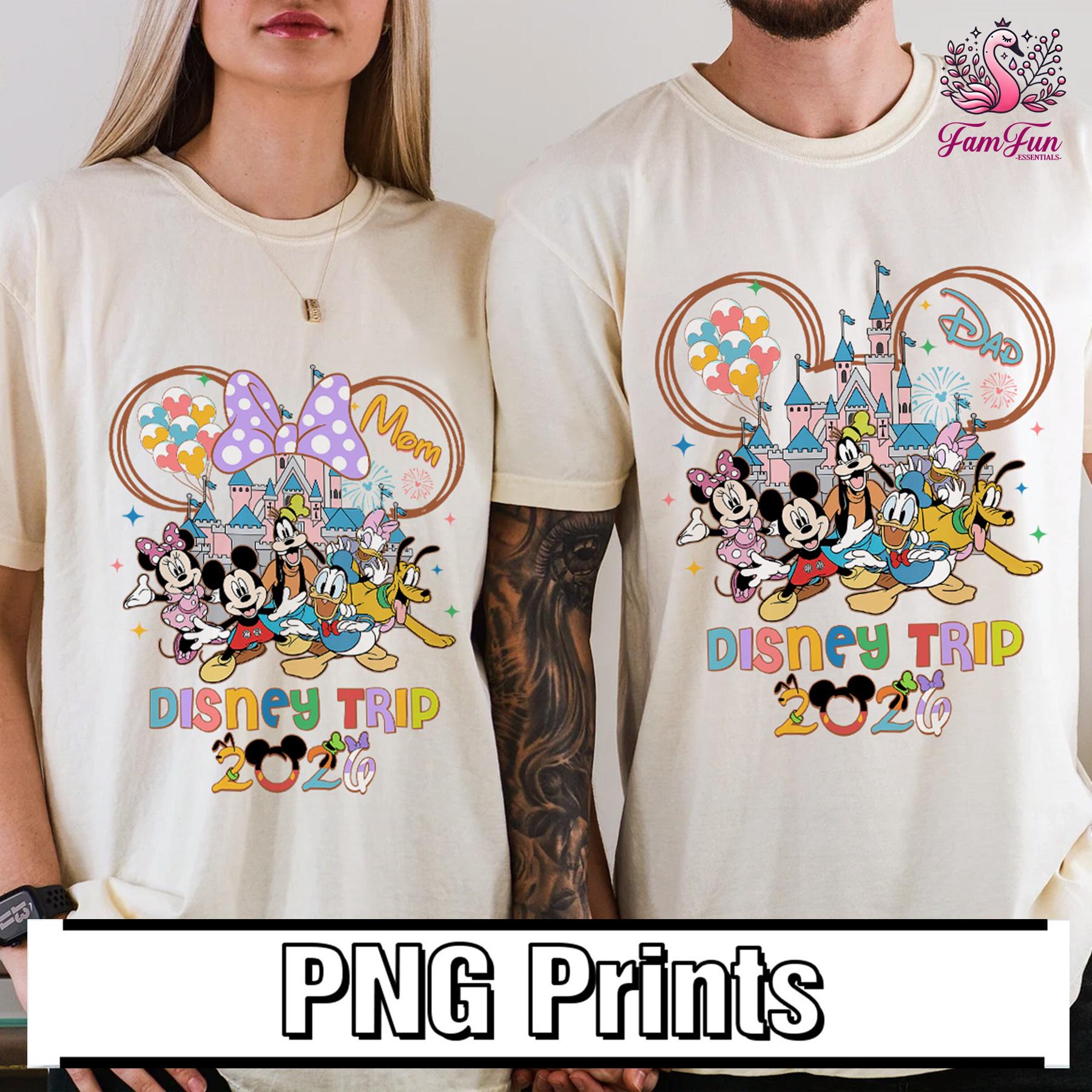 Discover Disneytrip 2026 Shirt | Mickey and Friends Shirt | Disneyland Trip Shirt | Family Matching Shirt