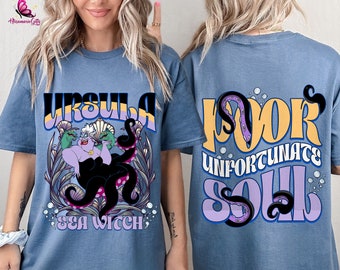 Ursula Sea Witch Poor Unfortunate Soul Shirt, The Little Mermaid Villain Tshirt, VilLains Shirt, Ursula Sea Witch, Ursula Little Mermaid