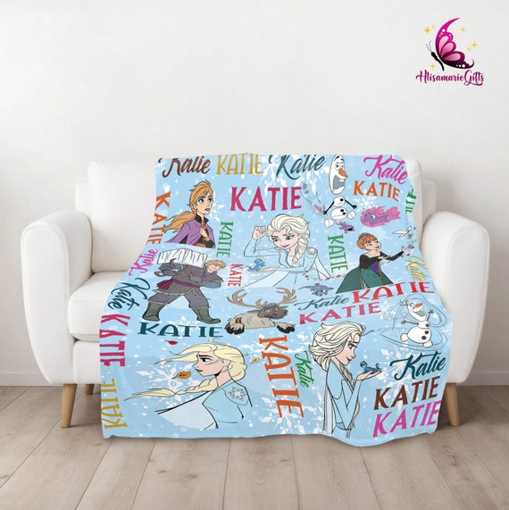 Personalized frozen blanket sale
