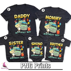 Png di compleanno personalizzato per camion della spazzatura, regali di compleanno per la famiglia, Png per festa di compleanno, design a sublimazione del camion della spazzatura, camicia personalizzata è il mio compleanno