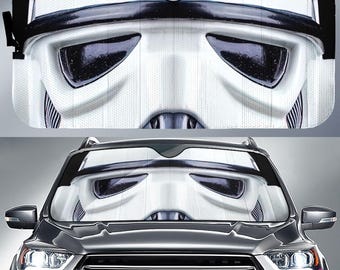 Stormtrooper Cars Sunshade, Starwars Stormtrooper Cars Windshield, Starwars Car Accessories, Movie Fan Gift, Galaxy's Edge Gift