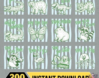 PNGSchools out for summer Png Bundle, Last Day of School PNG, Later Gator PNG, See You Later Alligator, See You soon Racoon, teacher PNG