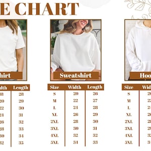 the size chart for a women's t - shirt