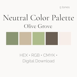 Paleta Toscana nº 1 — Argila Toscana • Paleta de Cores Neutras e Terrosas | Paleta de Cores Neutras para Identidade Visual | HEX RGB CMYK