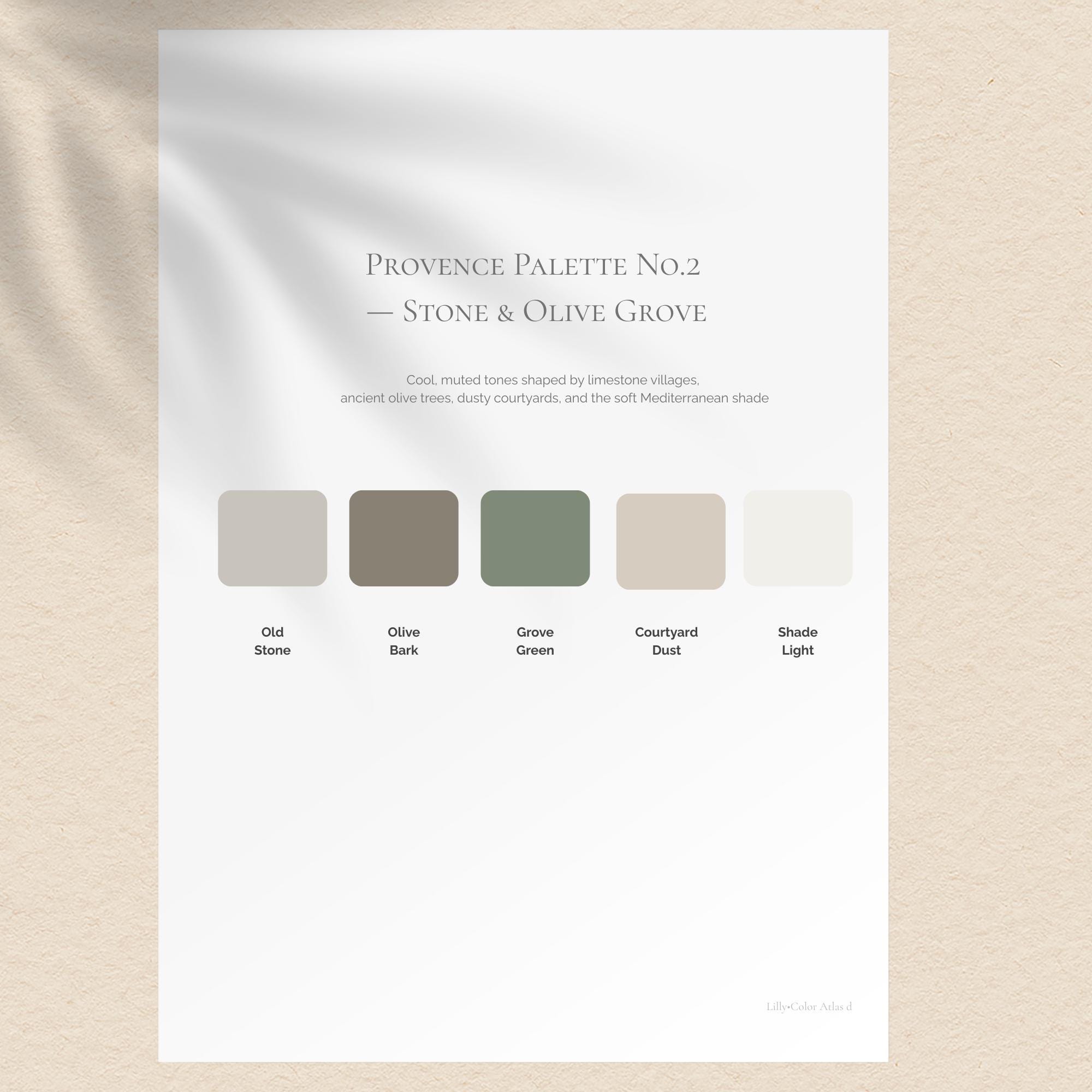 Rustic Rgb Cool Muted Neutral Color Palette — Stone & Olive Grove | Branding ...