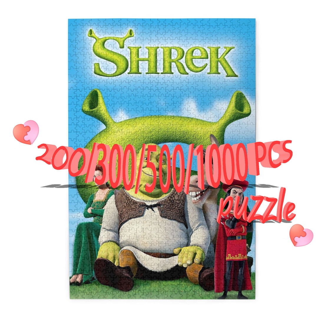 Shrek Jigsaw Puzzle 2001000 Pieces Classic Custom Puzzle Etsy