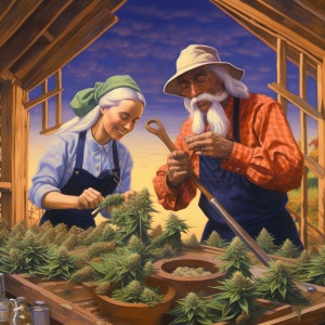 Harvest Time Man & Woman 2
