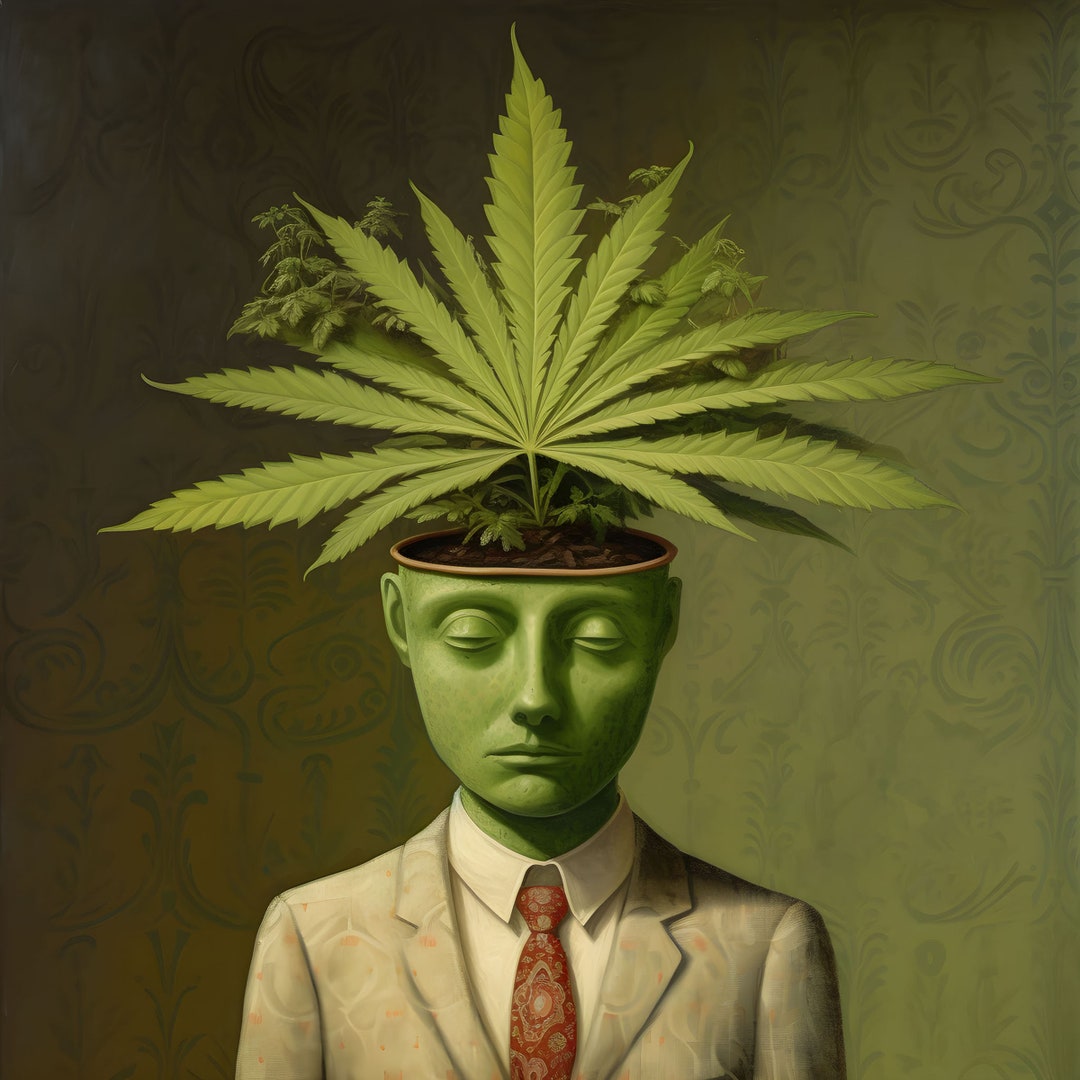 Flower Pot Head Etsy