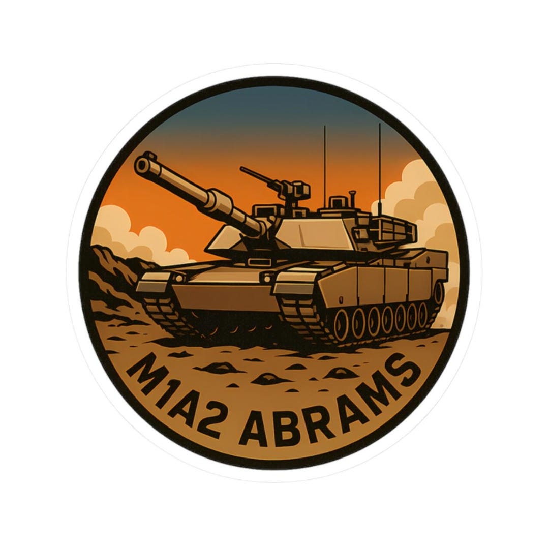 Message Sticker Tank Sticker for Tank Crew, M1A2 Main Battle Tank Decal, Armored Corps Gift ...