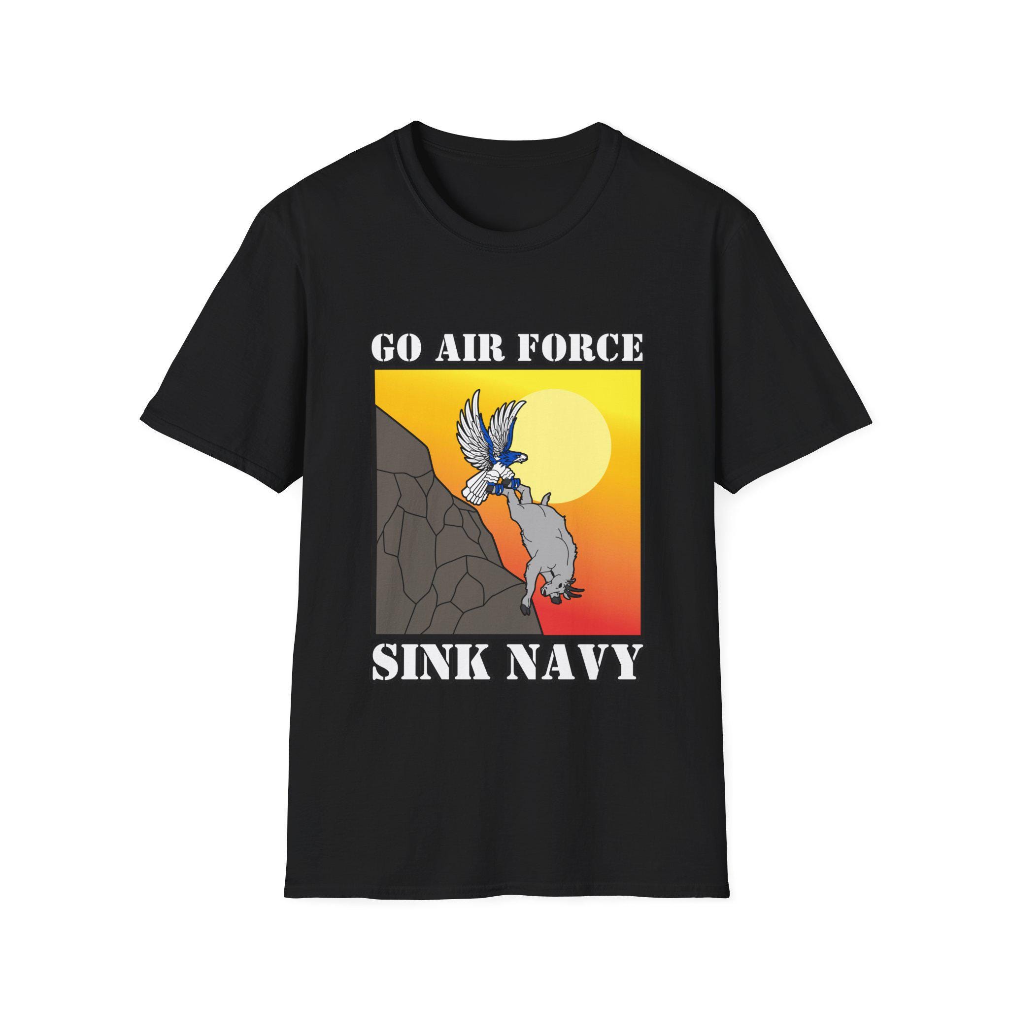 Shirt for Air Force Airmen or USAFA Cadets - Go Air Force Sink