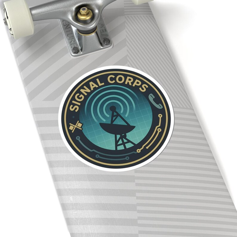Army Signal Corps Veteran Sticker Military Communications Satellite ...
