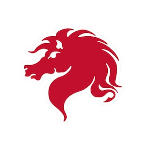 RED HORSE Sticker (LFT), Sticker for Horsemen, Air Force Civil Engineers, Airmen, Supply Troop, Port Dawgs, Vehicle Maintenance, or Veterans