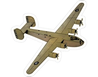 May include: A vintage illustration of a beige military transport plane with three propellers and a star on each wing.