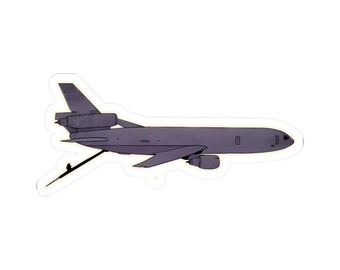 KC10 Extender, Refueling Airplane Sticker for Aviation Fans, Military Flyers, Student Pilots, Air Force Airmen, Servicemembers, or Veterans