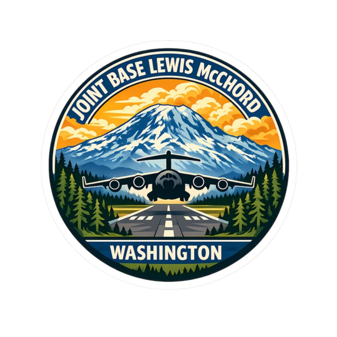 Sticker for Military Aviation Fans, Joint Base Lewis Mcchord Washington ...