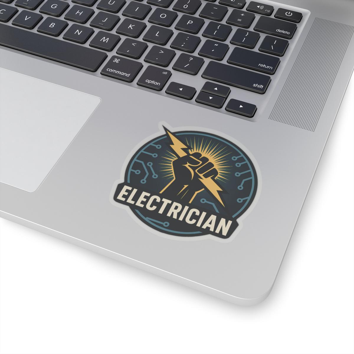 Sticker for Electricians - Retro Electrician Decal, Power Trades Gift ...
