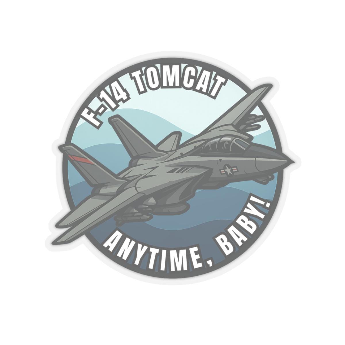 軍用航空ファン向けのおもしろいF-14トムキャットステッカー