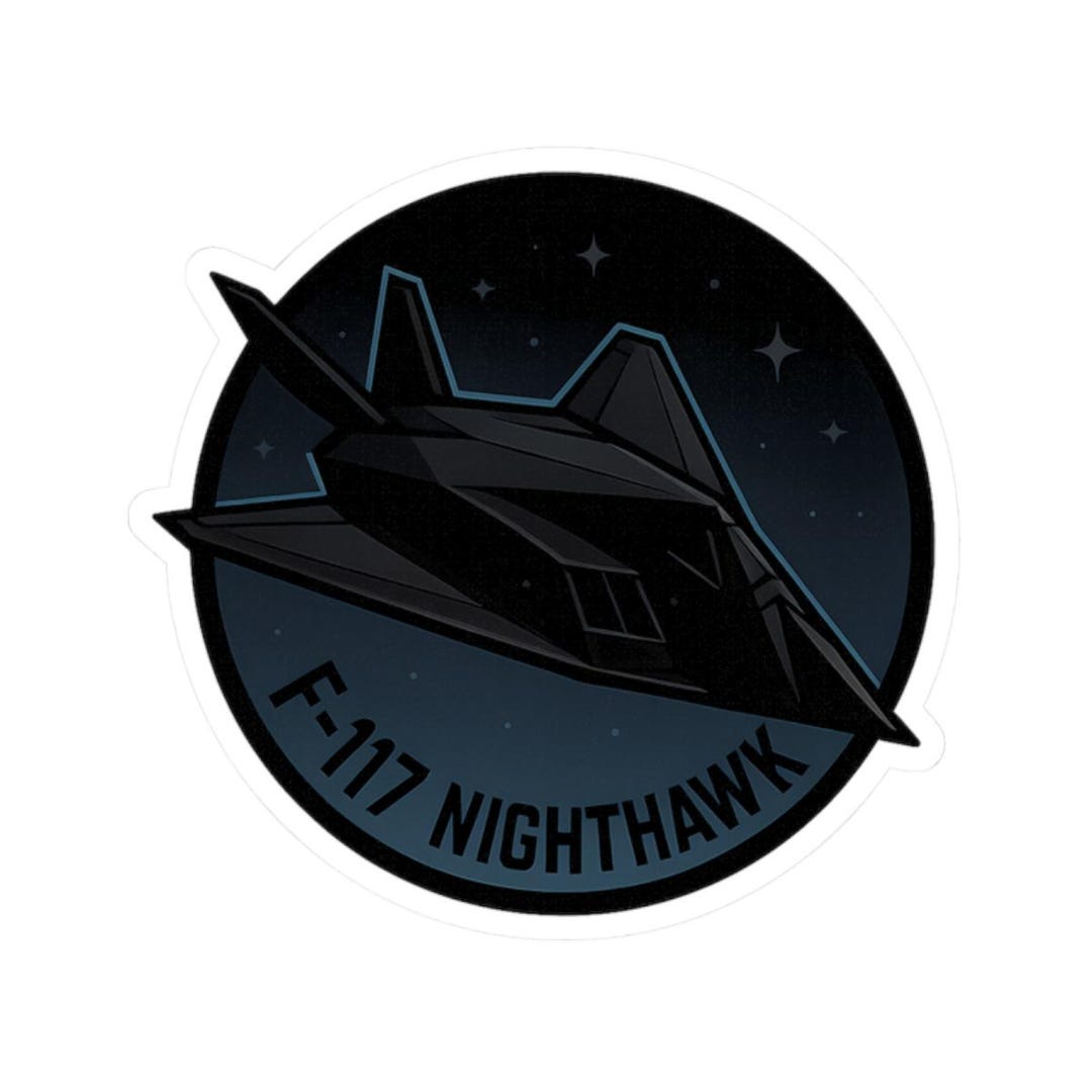 Sticker for Aviation Fans, F-117 Nighthawk Stealth Aircraft Decal ...
