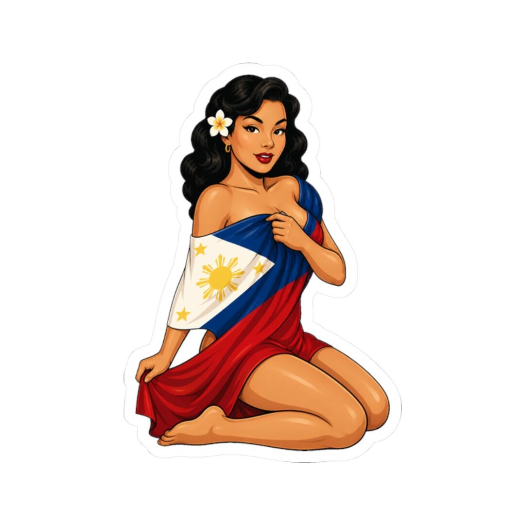 Sticker for Filipino Americans Pinays, Filipino Pride Sticker ...