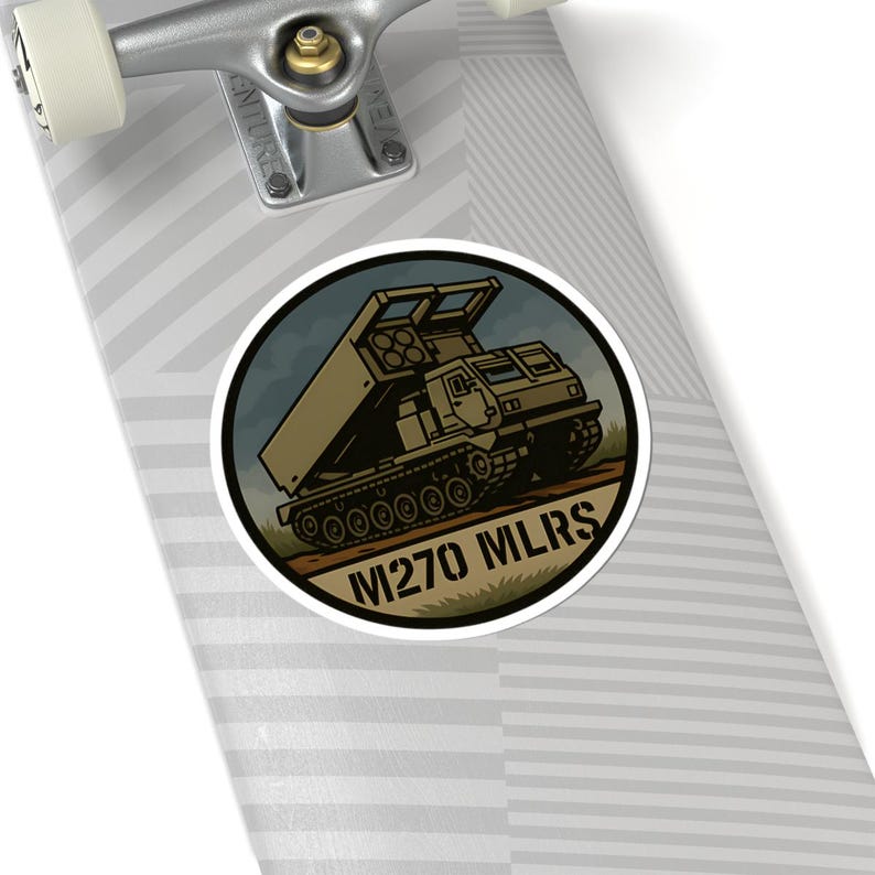 Wms Sticker Sticker for Army Soldier Veterans, M270 MLRS Rocket Launcher Decal ...