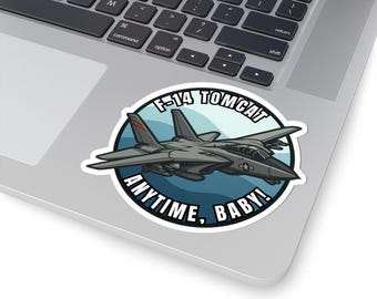 軍用航空ファン向けのおもしろいF-14トムキャットステッカー