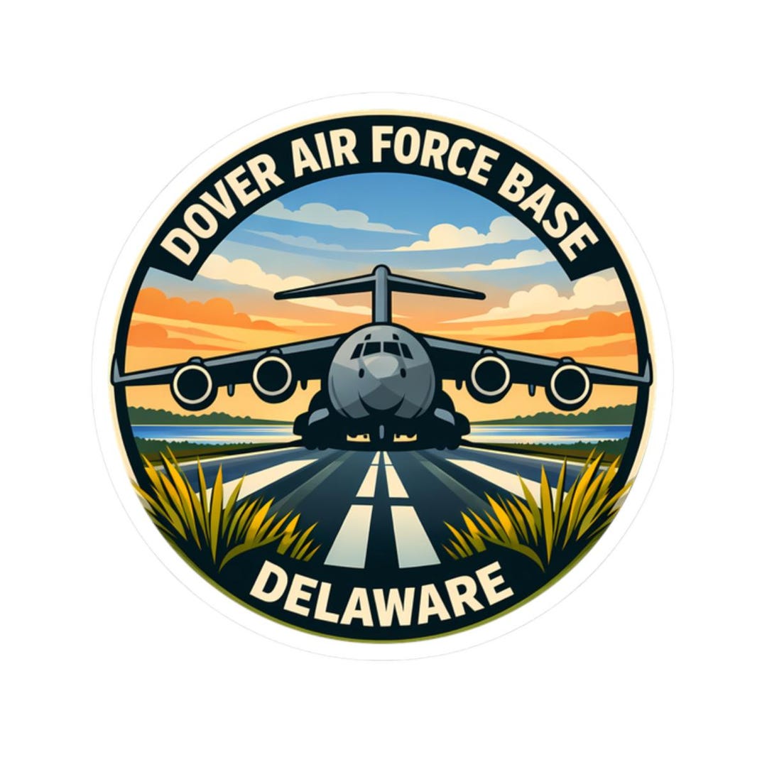 Dover Stickers Sticker for Air Force Veterans, Dover Delaware Air Base Aircraft ...