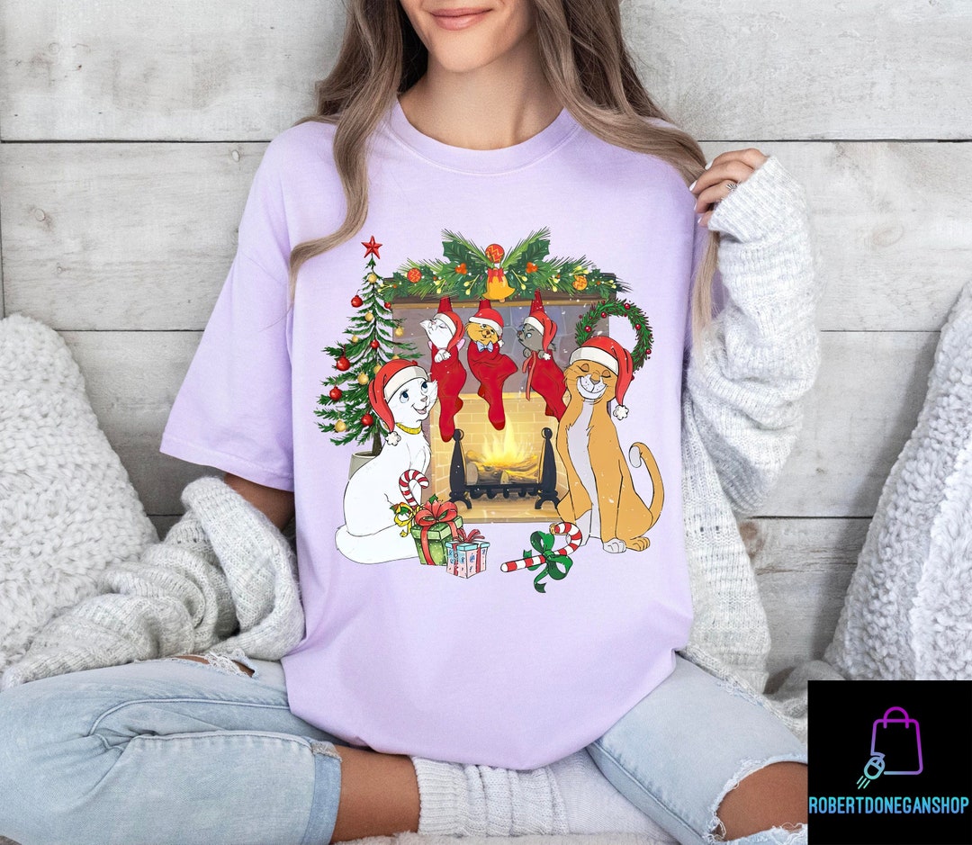 The Aristocats Christmas Shirt Marie Duchess Toulouse Berlioz Etsy
