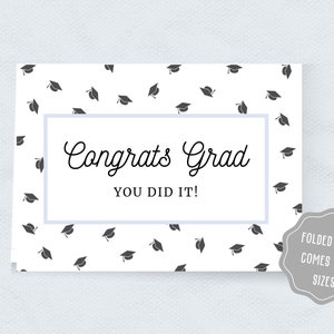 Printable Grad Card | Graduation Card | Printable Graduation Card | College Graduation Card