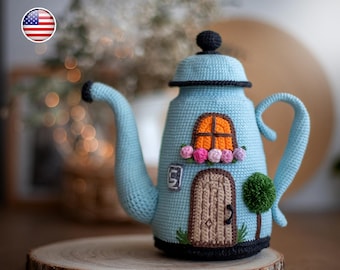 Schema per una teiera all'uncinetto amigurumi (tutorial PDF)