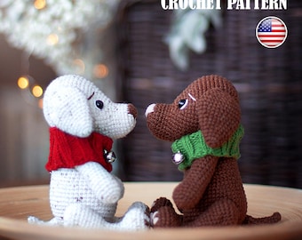 Modello Amigurumi per cani all'uncinetto, vestito Snood (Tutorial PDF)
