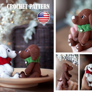 Amigurumi pattern crochet Dog, Amigurumi Dog, Pattern Dog, Amigurumi animals, Pattern animals, Crochet animals, PDF tutorial