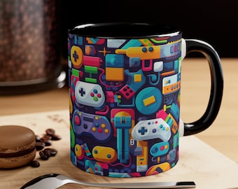 Gamer's Delight Mug: Console-Inspired Ceramic Mug
