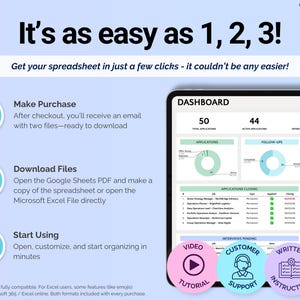 Job Application Tracker Spreadsheet Job Search Tracker Interview Tracker Job Offer Tracker Career Planner Template Google Sheets Excel image 12