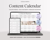 Google Sheets Content Calendar for Social Media, Yearly Content Planning Spreadsheet, Post Scheduler Template, Monthly Post Batch Content
