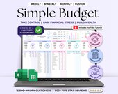 Excel Budget Planner 2026 Budget Spreadsheet Google Sheets Paycheck Budget Tracker Monthly Weekly Budget Template Biweekly Salary Budget