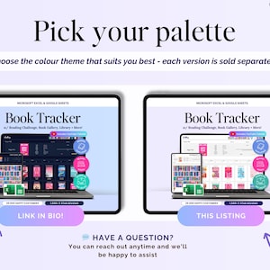 Book Tracker, pianificatore di elenchi di lettura, diario TBR di libri digitali, diario di revisione di Google Sheets, biblioteca Excel 2026, sfida di lettura, regalo per amanti dei libri immagine 10