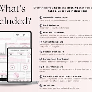 Easy Bookkeeping Spreadsheet Template for Beauty Business, Google ...