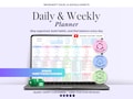 Weekly Planner Daily Task Tracker Spreadsheet Routine To Do List Template Habit Tracker Productivity Plan Goal Planner Google Sheets product logo