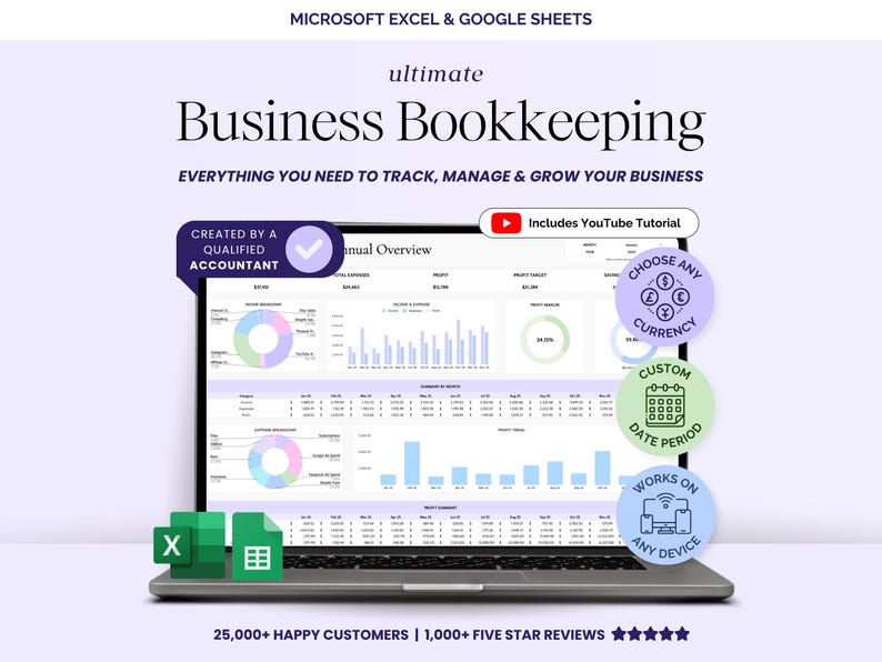 Small Business Bookkeeping Template Spreadsheet Google Sheets Profit ...