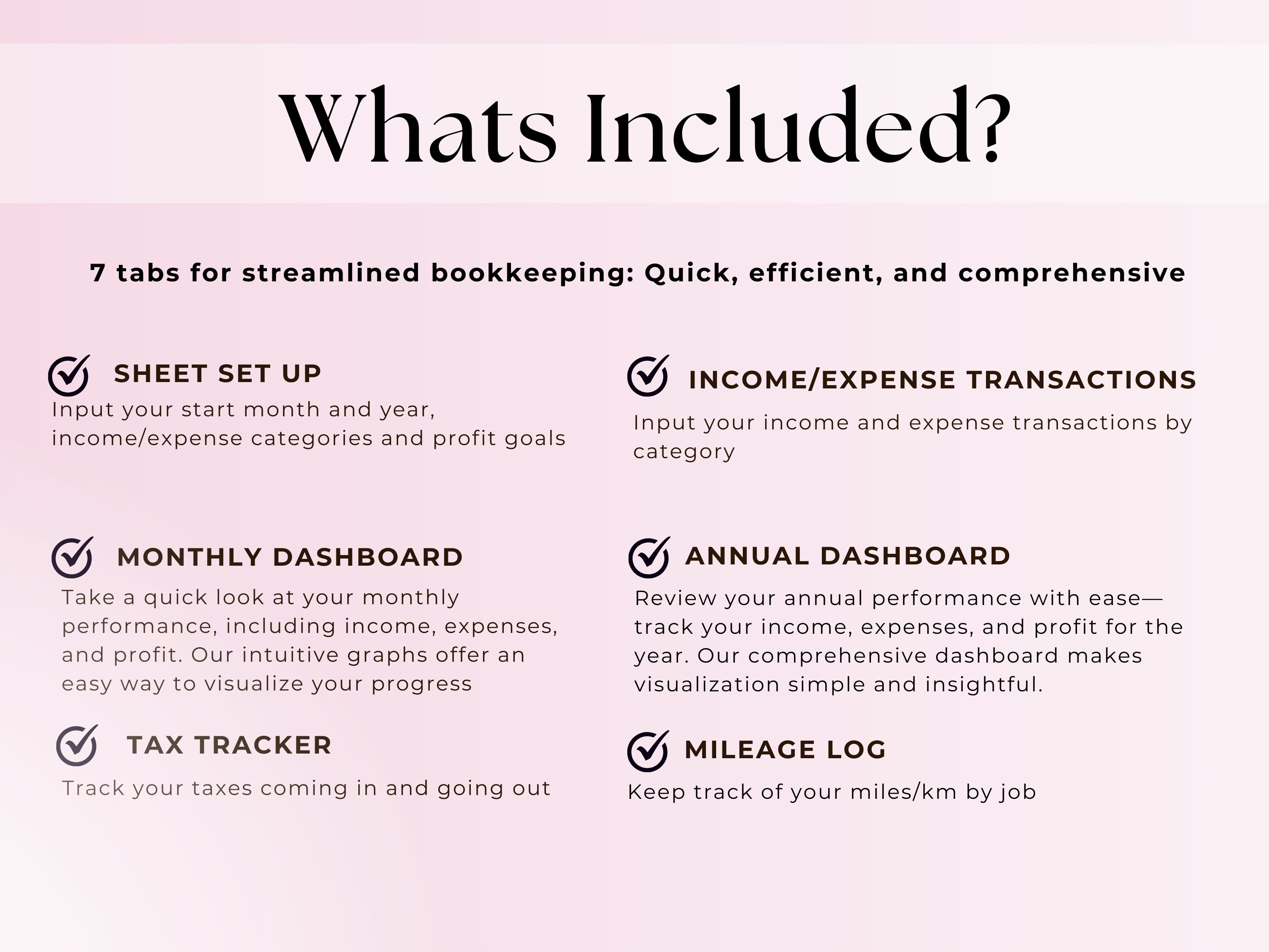 Easy Bookkeeping Spreadsheet Template for Beauty Business, Google Sheets Expense Tracker