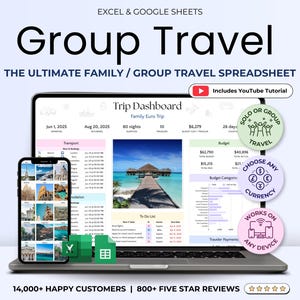 Reisplanner Google Spreadsheets Groepsreizen Budget Spreadsheet Excel Vakantieplanner Reisroute Vakantieplanner Inpaklijst
