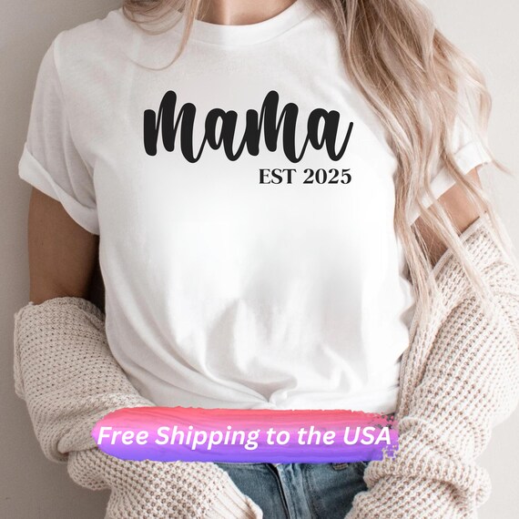 Mama Shirt, Women's Crewneck Tee, Gift For Mom, Mother's Day Gift