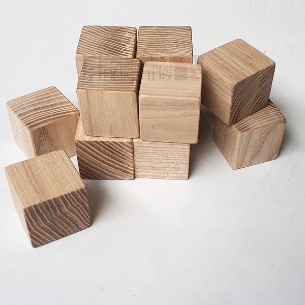 Wooden Blocks Etsy