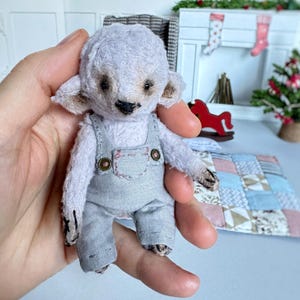 Handmade Teddy Bear Finn. Christmas Edition with Custom Accessories.